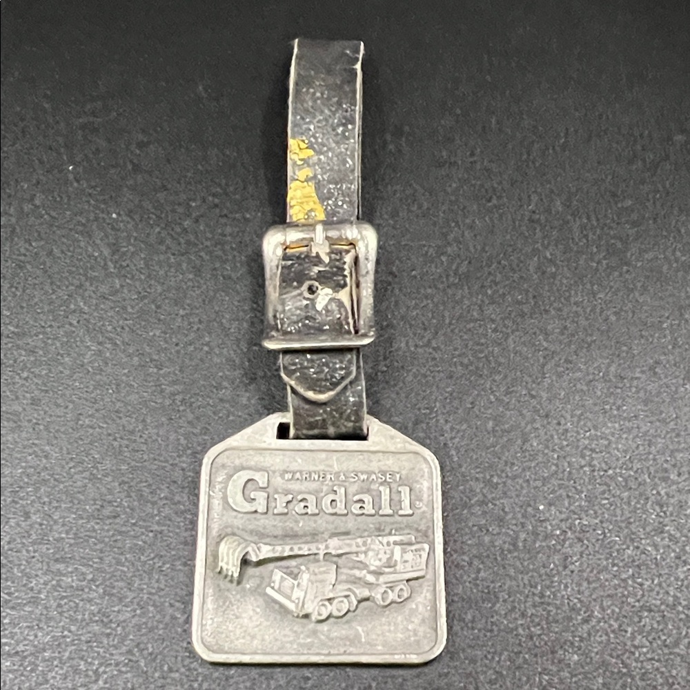Vintage Gradall Heavy Equipment Pocket Watch Fob